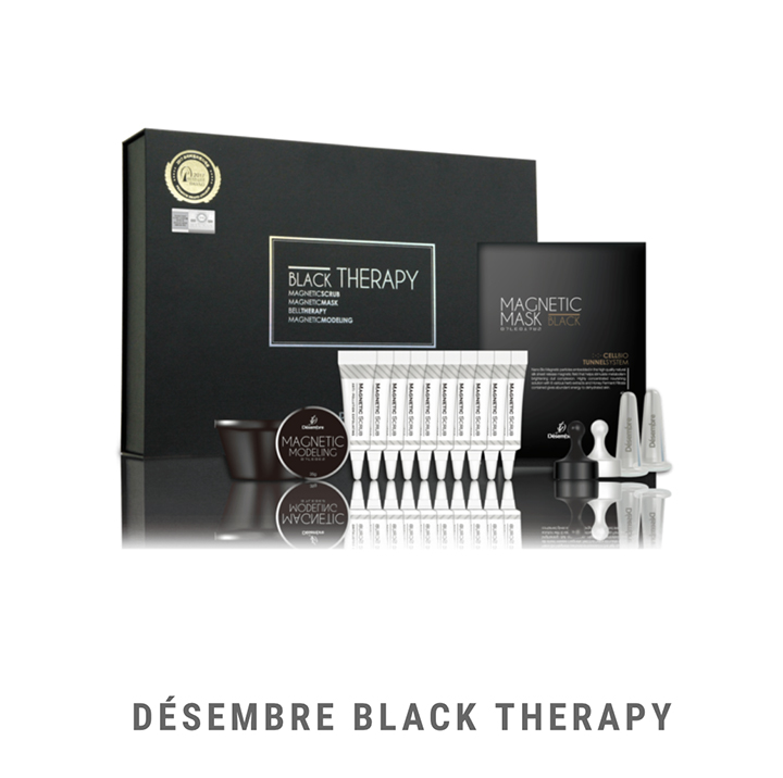 BỘ MỸ PHẨM DESEMBRE LÀM SẠCH DA TỪ TÍNH BLACK THERAPY