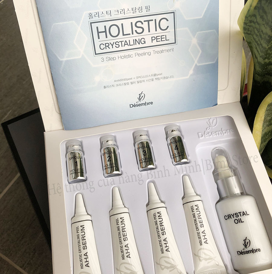 BỘ VI KIM TẢO BIỂN HOLISTIC CRYSTALING PEEL DESEMBRE
